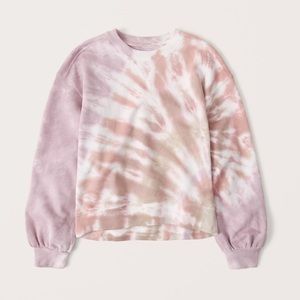 Tie-Die Crew Neck Sweatshirt